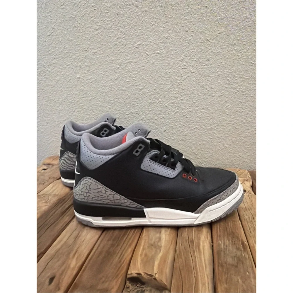 Nike Youth Air Jordan 3 Retro Black Cement DM0967-010 GS Shoes Sz 5Y